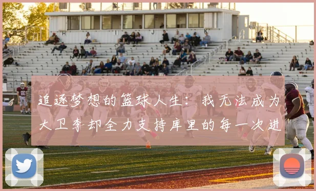 追逐梦想的篮球人生：我无法成为大卫李却全力支持库里的每一次进攻